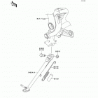 ER-6F Ninja 650R (EX650-CBF) Подножка