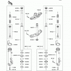 ER-6F Ninja 650R (EX650-CBF) Передняя вилка