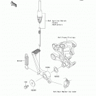 Ninja ZX-14 (ZX1400-CBF) Педаль тормоза