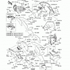 Ninja ZX-14 (ZX1400-CBF) Cowling lowers(cbf)