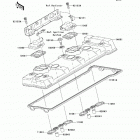 Ninja ZX-14 (ZX1400-CBF) Крышка головки цилиндров