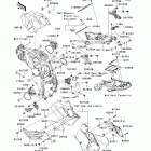 Ninja ZX-14 (ZX1400-CBF) Рама ,крепежные детали