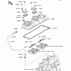Ninja ZX-6R (ZX600-RBF) Крышка головки цилиндров