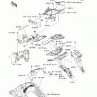 Ninja ZX-6R (ZX600-RBF) Заднее крыло