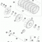 150 XC ENGINE Сцепление