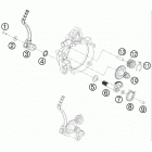 50 SX ENGINE Кик стартер