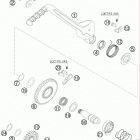 530 EXC ENGINE Кик стартер