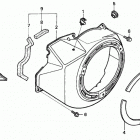 HS1132 TAS SNOW BLOWER, JPN, VIN# SZBF-1000001 TO SZBF-1009999 Fan Cover
