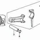 HS1132 TAS SNOW BLOWER, JPN, VIN# SZBF-1000001 TO SZBF-1009999 Piston + Connecting Rod