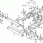 HS50 WA SNOW BLOWER, JPN, VIN# HS50-1000784 Engine Bed + Auger Housing