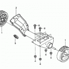 HS520 A SNOW BLOWER, USA, VIN# SZBG-6000001 TO SZBG-6099999 Engine Bed + Wheel