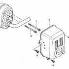 HS520 AS SNOW BLOWER, USA, VIN# SZBG-6000001 TO SZBG-6099999 Глушитель
