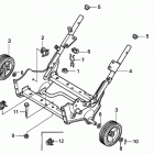 HS521 AS SNOW BLOWER, JPN, VIN# SAG-1000001 TO SAG-1099999 Engine Bed