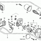 HS55K1 WA SNOW BLOWER, JPN, VIN# HS55K1-1100001 Starter Motor (2056820-)