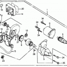 HS55K2 TAS SNOW BLOWER, JPN, VIN# HS55K2-1200001 Starter Motor (-2056819)
