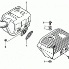 HS621 A-A SNOW BLOWER, JPN, VIN# SZAN-1000001 TO SZAN-1038238 Глушитель