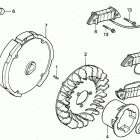 HS624K1 WA-A SNOW BLOWER, JPN, VIN# SZAJ-2000001 TO SZAJ-2021945 Flywheel + Ignition Coil