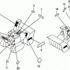 HS624K1 WA-B SNOW BLOWER, JPN, VIN# SZAJ-2021946 TO SZAJ-2099999 Наклейки предупреждения
