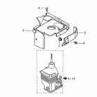 HS624K1 WA-C SNOW BLOWER, JPN, VIN# SZAJ-2100001 Control Cover