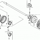 HS624K1 WA-C SNOW BLOWER, JPN, VIN# SZAJ-2100001 Колесо