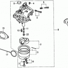 HS70 TA SNOW BLOWER, JPN, VIN# HS70-1000008 Hs70 Carburetor
