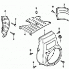 HS70 TA SNOW BLOWER, JPN, VIN# HS70-1000008 Hs70 Fan Cover