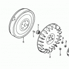 HS70 TA SNOW BLOWER, JPN, VIN# HS70-1000008 Hs70 Flywheel