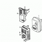 HS70 TA SNOW BLOWER, JPN, VIN# HS70-1000008 Hs70 Muffler