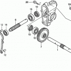 HS724 TA SNOW BLOWER, JPN, VIN# SZBE-1000001 TO SZBE-1029999 Auger Transmission