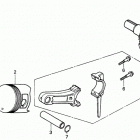 HS724 WA-A SNOW BLOWER, JPN, VIN# SZBE-1030001 Коленчатый вал и поршни