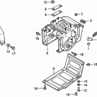 HS80 WAS SNOW BLOWER, JPN, VIN# SA1-1000001 Engine Bed