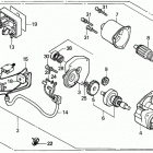 HS80 WAS SNOW BLOWER, JPN, VIN# SA1-1000001 Hs80 Starter Motor K-k1