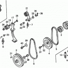 HS80K1 TAS SNOW BLOWER, JPN, VIN# SA1-1100001 Drive Pulley