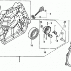 HS80K1 WA SNOW BLOWER, JPN, VIN# SA1-1100001 Hs80 Crankcase Cover K-k1
