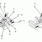 HS828K1 TA SNOW BLOWER, JPN, VIN# SZAK-2000001 TO SZAK-2042180 Наклейки предупреждения