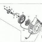 HS828K1 TAS SNOW BLOWER, JPN, VIN# SZAK-2000001 TO SZAK-2042094 Recoil Starter (1)