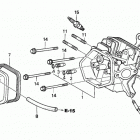 HS828K1 TAS-A SNOW BLOWER, JPN, VIN# SZAK-2042095 TO SZAK-2099999 ГОЛОВКА ЦИЛИНДРА