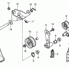 HS828K1 TAS-C SNOW BLOWER, JPN, VIN# SZAK-2120001 Tensioner Arm