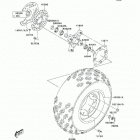 KFX400 (KSF400-A2) Передняя ступица