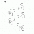 Prairie 360 (KVF360-B2) Отражатели