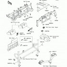 Mule 4000 (KAF620-PBF) Наклейки предупреждения