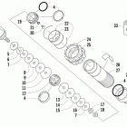Z1 Turbo LXR Задняя подвеска, амортизатор  (tsusg / tsuso)