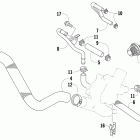 Z1 Turbo LXR Патрубки охлаждения
