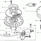 HR17 PDAN LAWN MOWER, JPN, VIN# HR17-1000001 Hr17 Flywheel