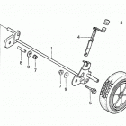 HR173 PDA LAWN MOWER, JPN, VIN# MA2R-1000001 Hr173 Rear Wheel