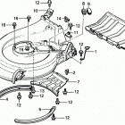 HR21 PDA LAWN MOWER, JPN, VIN# HR21-1000001 TO HR21-1051093 Cutter Housing + Safety Guard