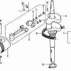HR21 PXA LAWN MOWER, JPN, VIN# HR21-1000001 TO HR21-1051093 Crankshaft + Camshaft + Piston K