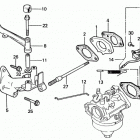HR21 SDA LAWN MOWER, JPN, VIN# HR21-1000001 TO HR21-1051093 Control Lever + Governor