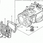 HR21-5 SDA LAWN MOWER, JPN, VIN# HR21-5-1019070 Cylinder Head + Cylinder