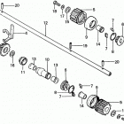 HR21-5 SDA LAWN MOWER, JPN, VIN# HR21-5-1019070 K2s, 5s Driveshaft + Pinion Gear